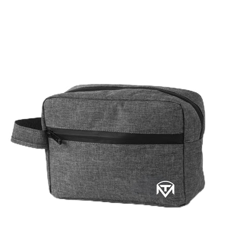 MT Bag for Men Travel Bag for Men Handbag Water-resistant Small Clutch Bag with Multi-pocket Hand Pouch Passport Case Cosmetic Makeup Bag (Gray)