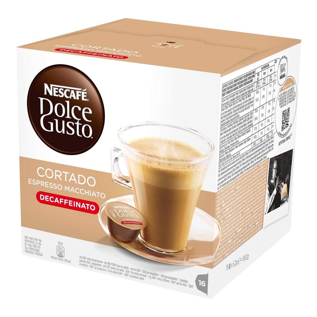 NESCAFÉ DOLCE GUSTO Cortado 99,2g