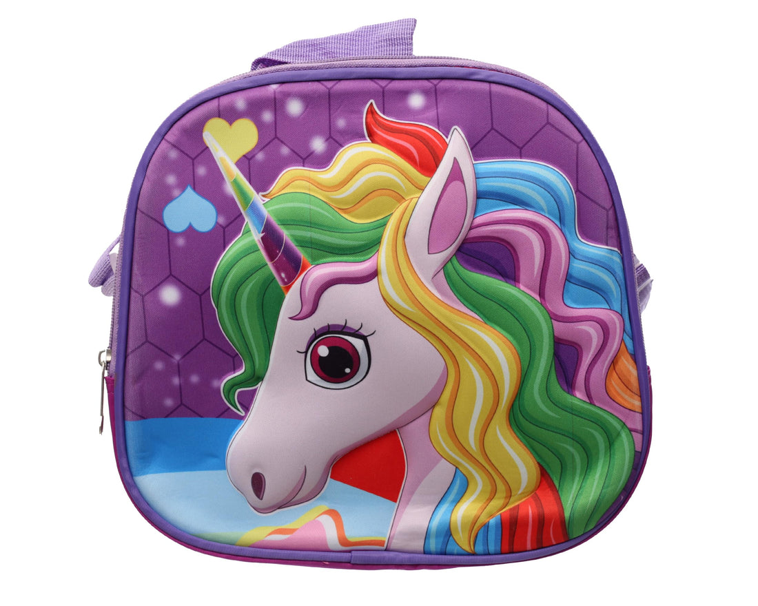 CB-062 ST-8-9-3 Thermal School Lunch Box with Shoulder Straps, Lightweight & Spacious For Kids 3D