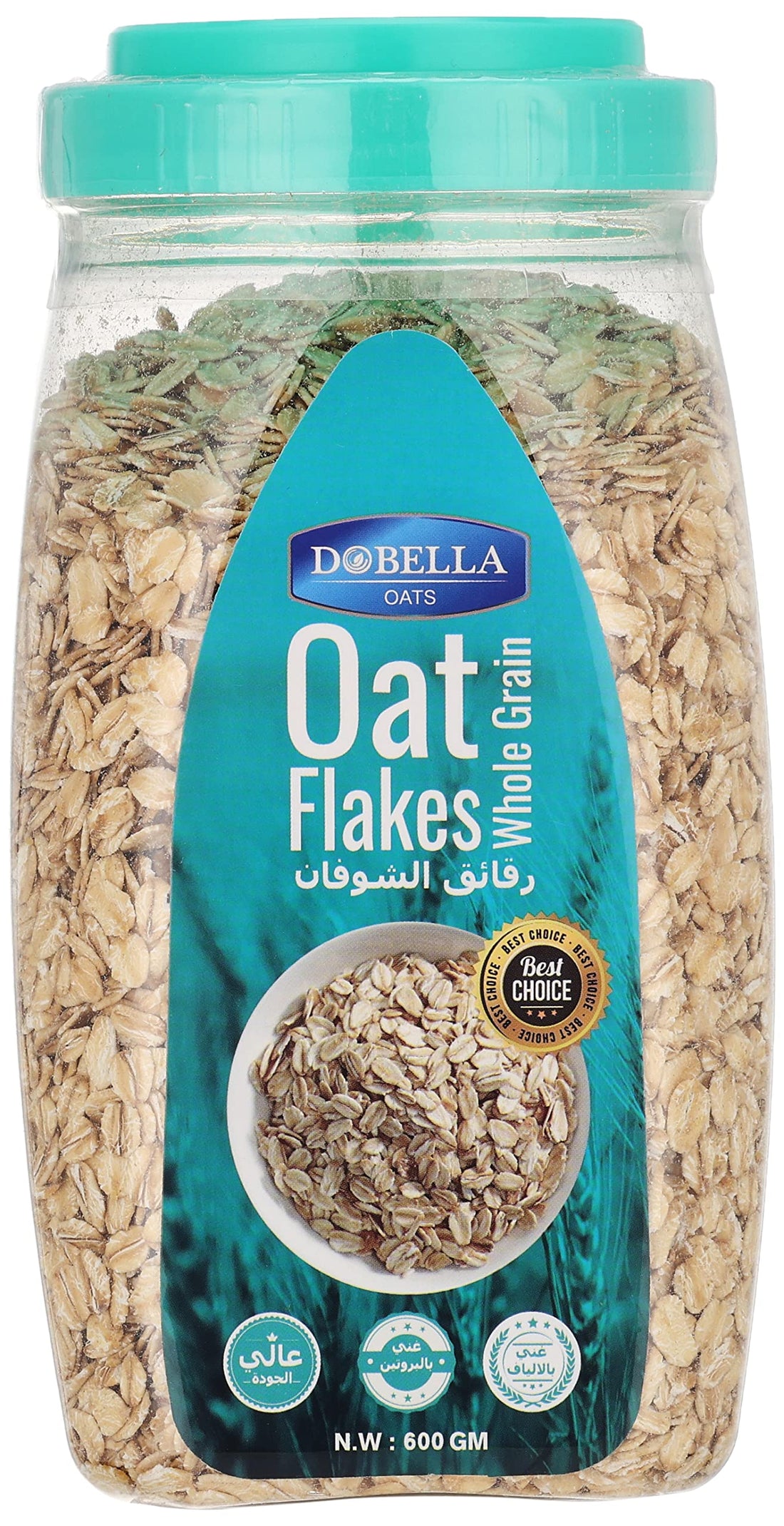 Dobella Oats Flakes, 600 gm