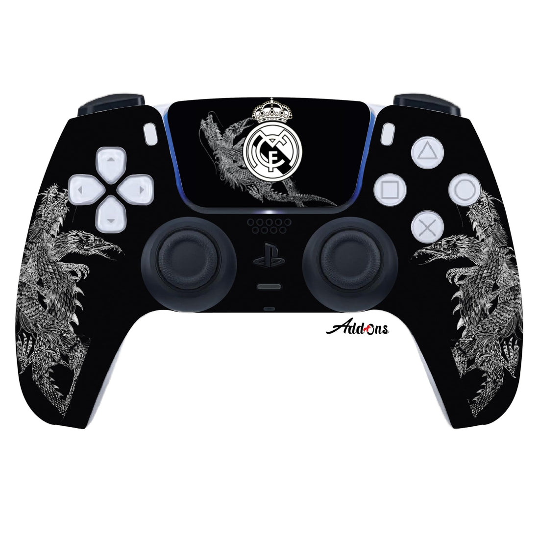 PS5 Real Madrid CF #2 Skin Sticker Compatible with PlayStation 5 Controller
