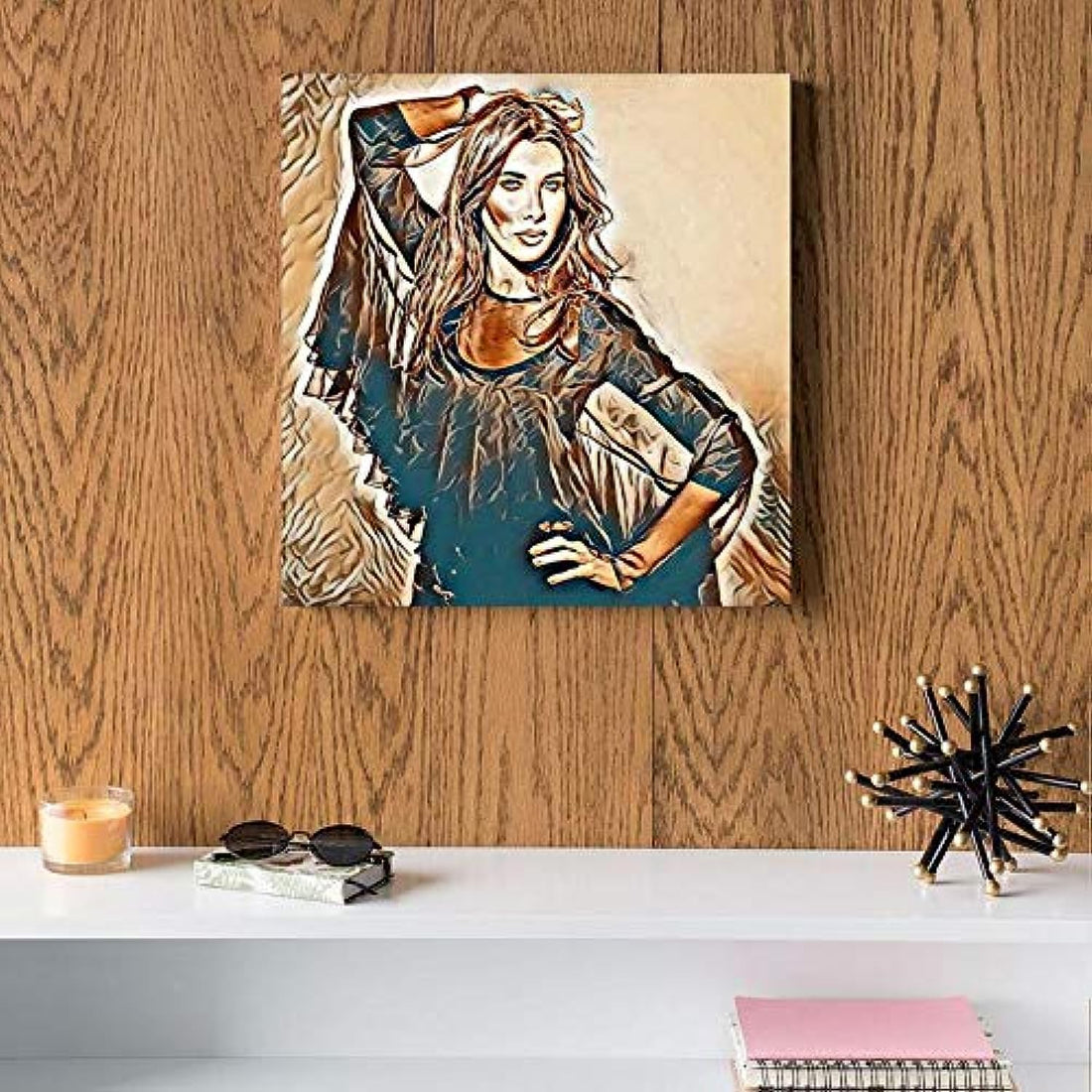 Nancy Ajram MDF Wall Art 30x30 Centimeter , 2725324888421