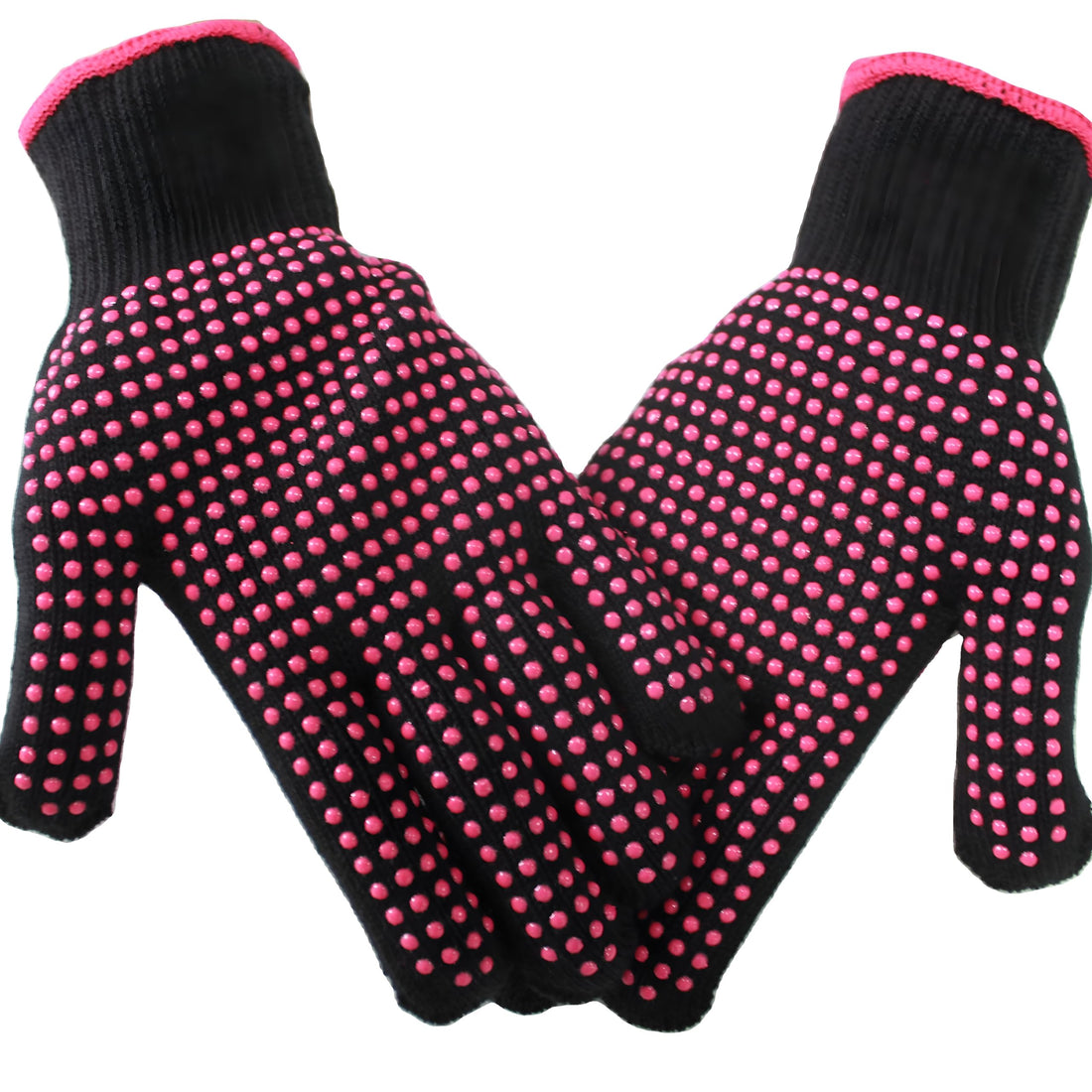 Cool Touch Gloves - 2-Pack of Heat Resistant Mitts for Hair Professionals, Custom-Fit Design to Handle Hot Styling Tools with Ease and Safety