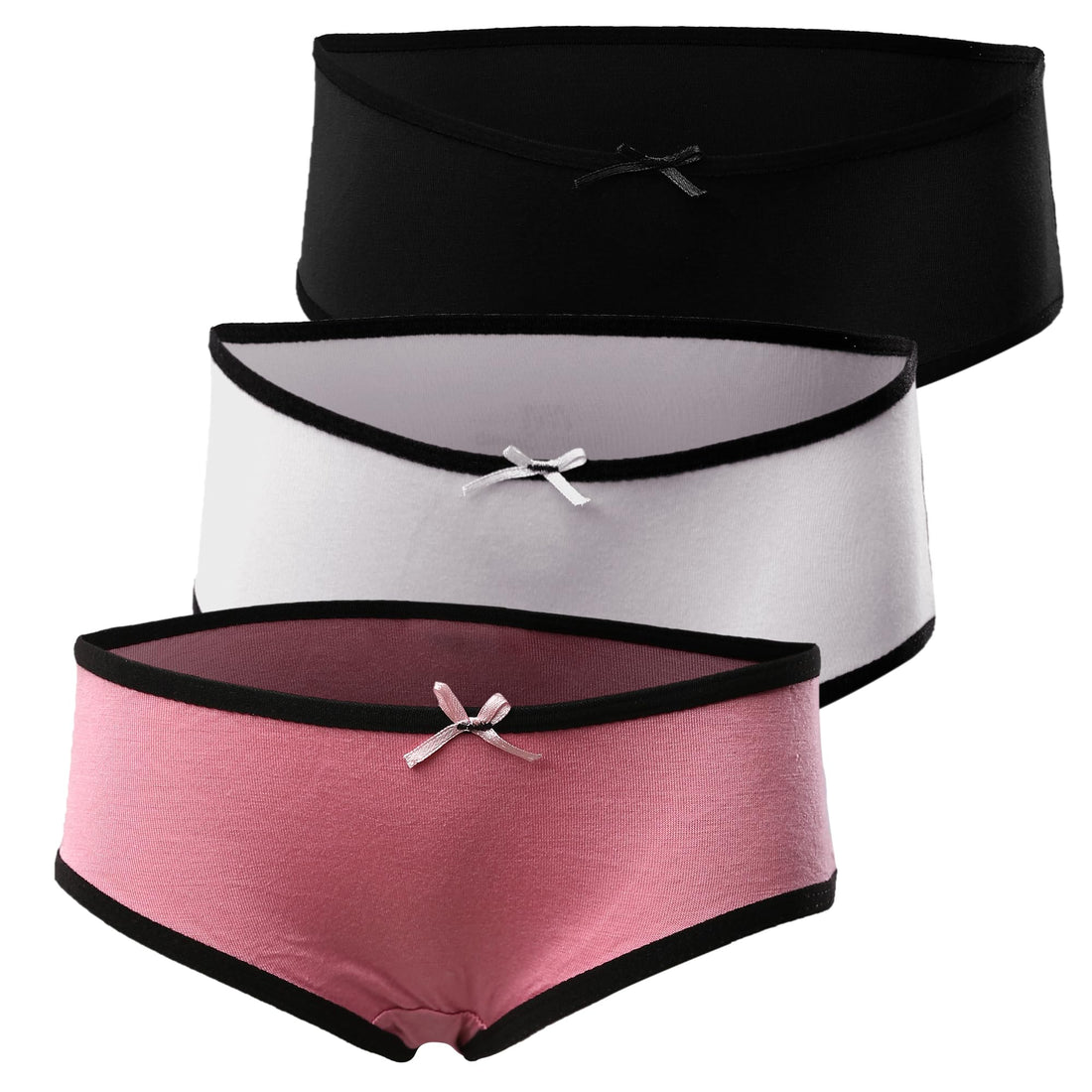 Mesery Set Of 3 Ultra Soft Hipster Panties - For Girls