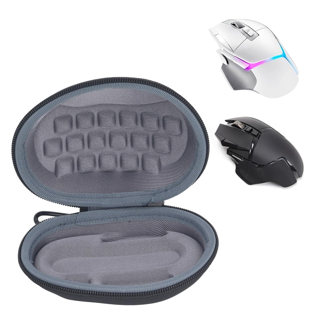 G502 X Plus Wireless Gaming Mouse Case, Hard Shell Travel Storage Carry Case with Velvet Interior, Shockproof, Waterproof, for Razer Basilisk V3 Pro