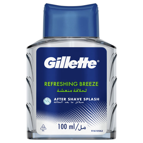 Gillette Refreshing Breeze, After Shave Splash, 100ml