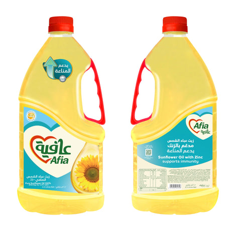 Afia sunflower oil, 2.2 liters