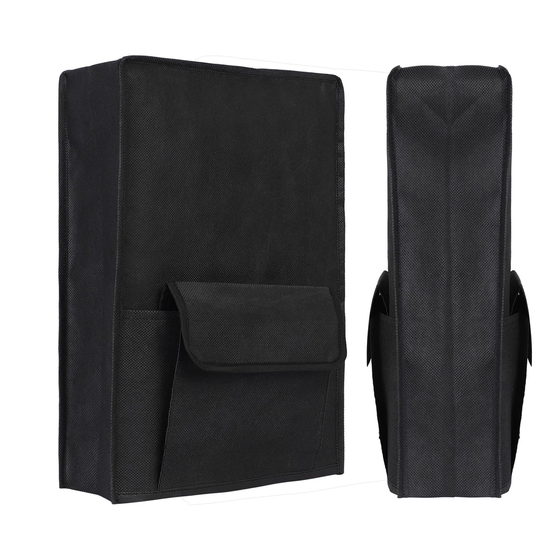 GLITCH | PS5 Dust Cover | Covers for Playstation 5 | Accessories for Console Waterproof Anti Scratch Dust Guard Sleeve | Digital Edition & Disc Edition | Protection Protector Vertical | Black