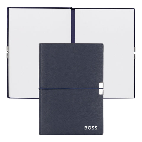 Hugo Boss Notebook A6 Elegance Storyline Navy Plain