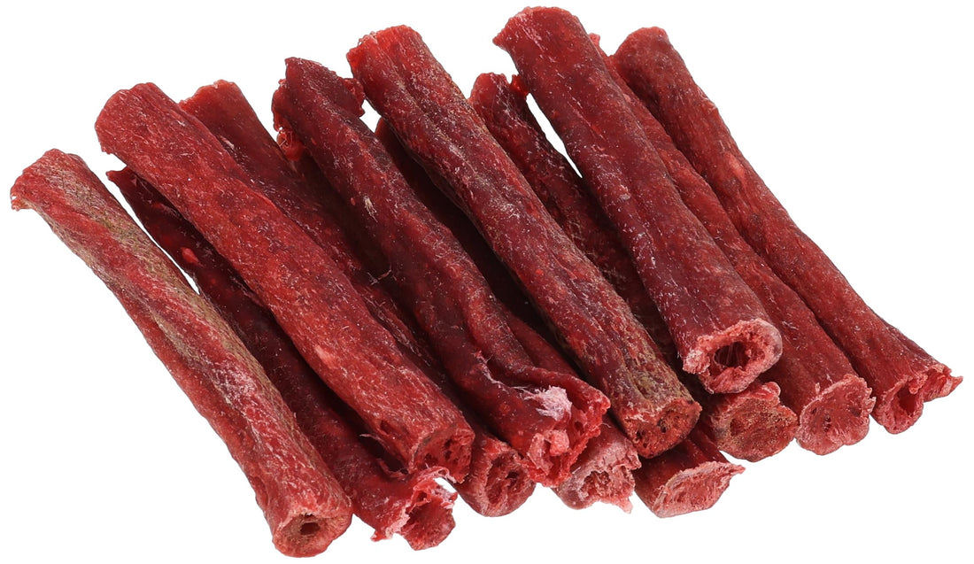 King's dog's chewing stick bones for healthy teeth, red