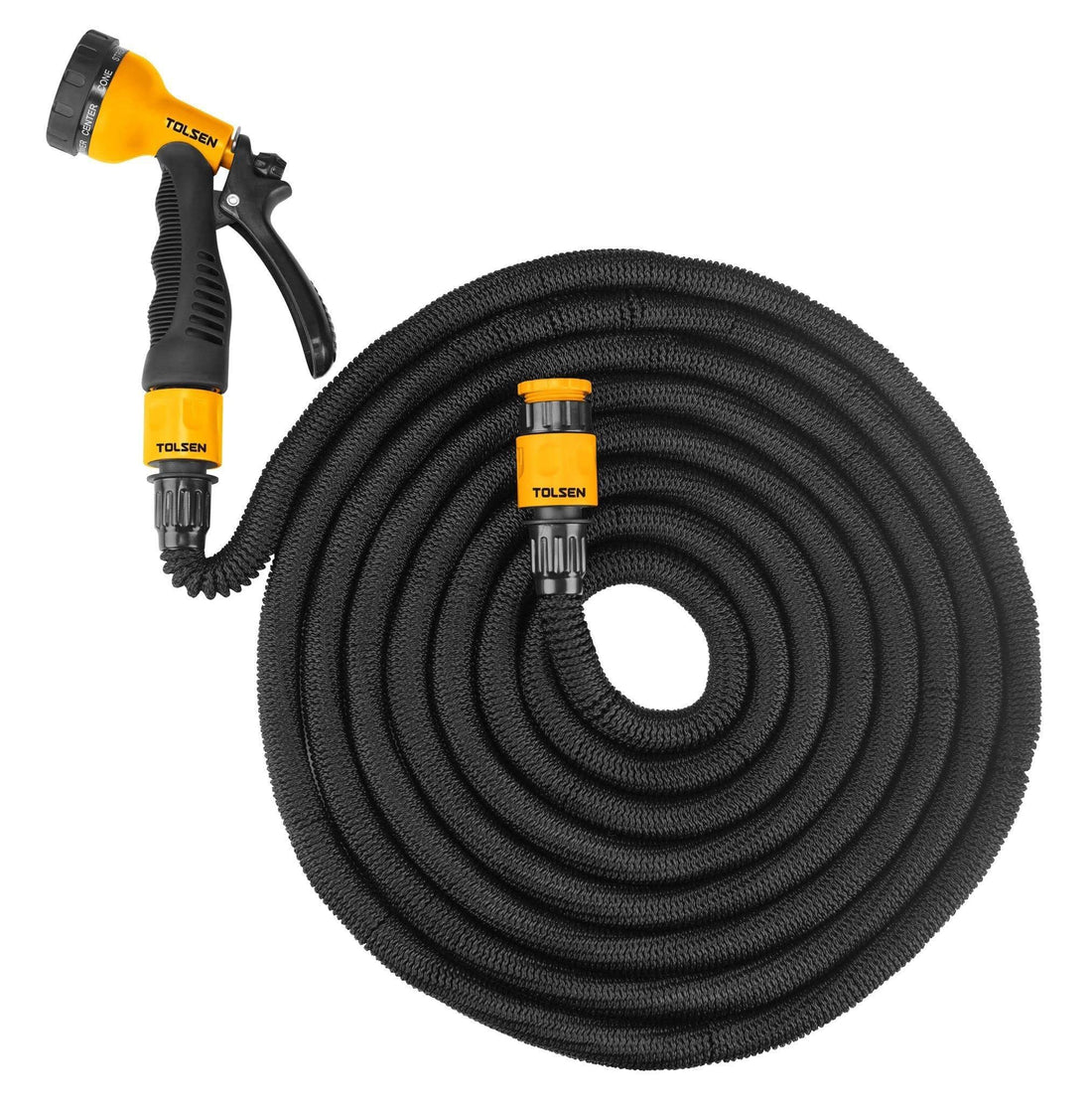 Magic Hose Expandable Water Hose with Water Pump Nozzle, Blue, 45m