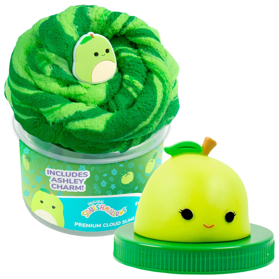 SQUISHMALLOWS SLIME JAR TOP - ASHLEY