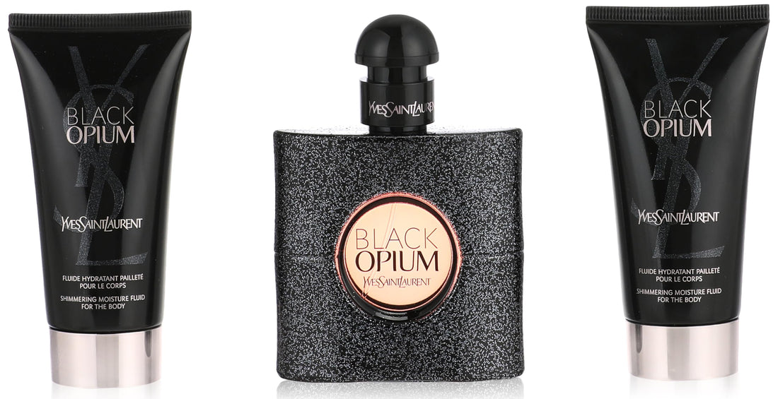 Yves Saint Laurent Black Opium EDP 50ml + Body Lotion 50ml + Body Lotion 50ml Set