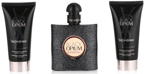Yves Saint Laurent Black Opium EDP 50ml + Body Lotion 50ml + Body Lotion 50ml Set