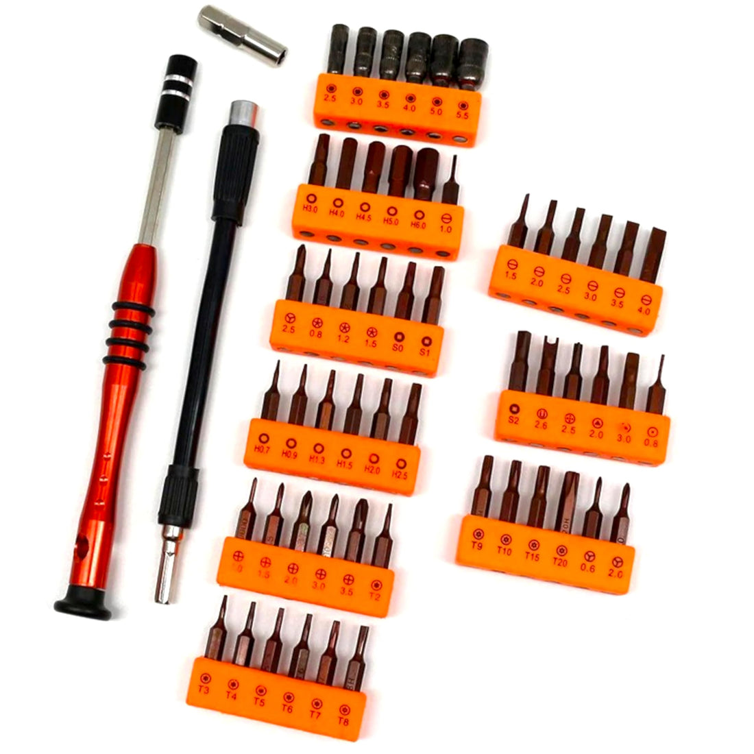 58 in 1 Multi-Function Screwdriver S2 Alloy Head Propeller Screw Remove For DJI/T10/T16/T20/T30/T40/T50 Mobile Phone, Laptop, Xbox, Eyeglasses, Maintenance Watches Household Disassemble Tools(NO.7110)