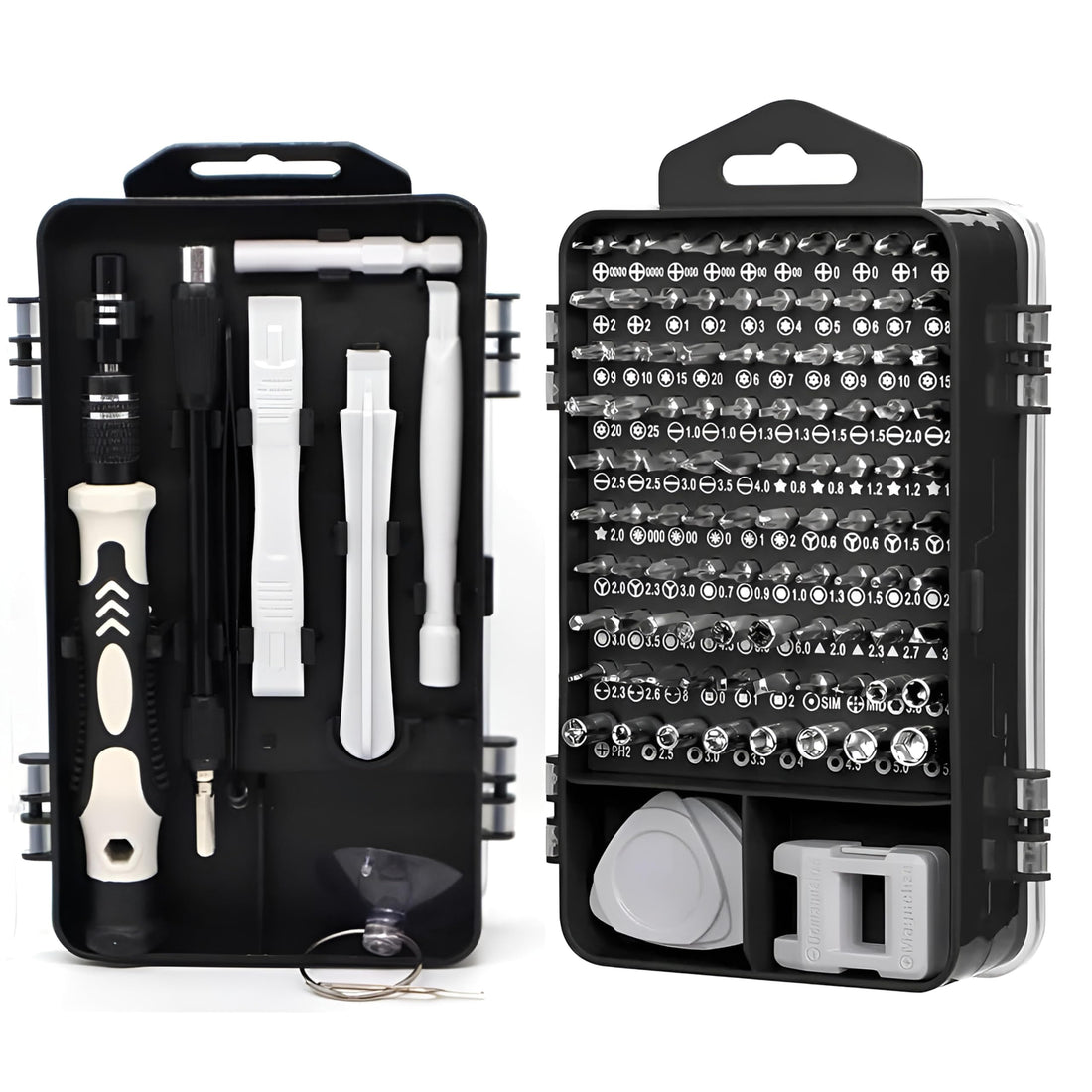 Precision Screwdriver Set, Professional Grade 115 in 1 Magnetic Repair Tool Kit for Electronics, Computer, iPhone, Laptop, Game Console, Watch, Eyeglasses, Modding, and DIY Projects