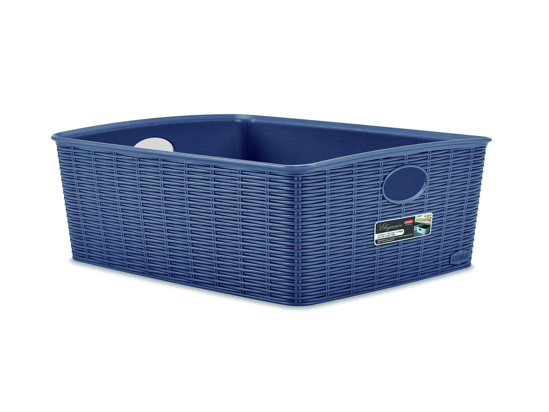 Stefanplast Elegance basket L high navy blue