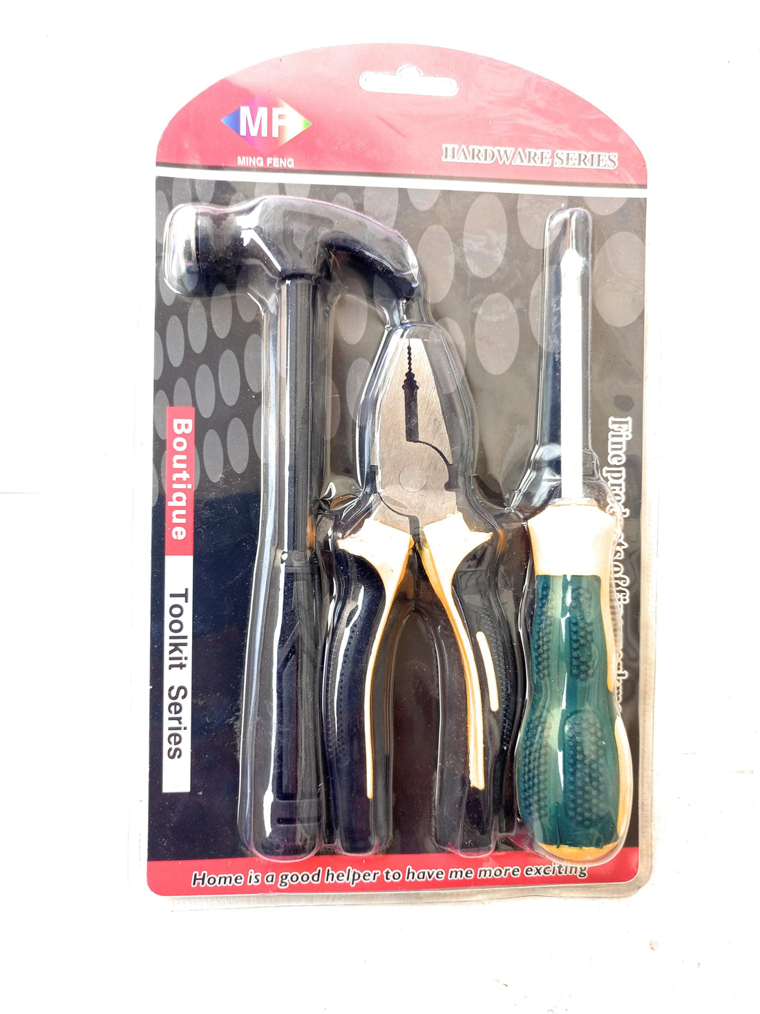 Hand Kit.(Screwdriver + Hammer + Plier Set)