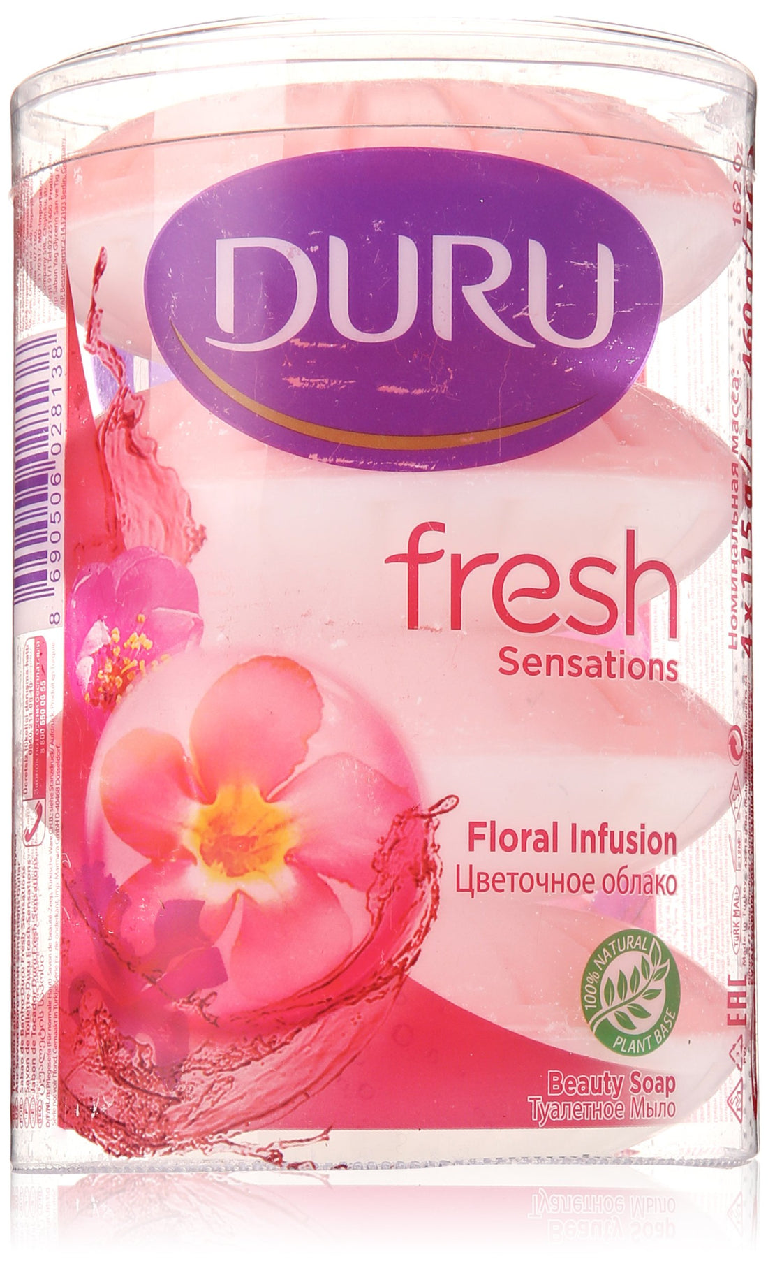 DURU FRESH SENS 90G*4 PVC FLORAL INFUSION