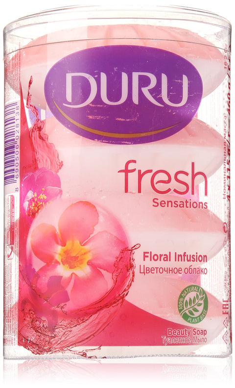 DURU FRESH SENS 90G*4 PVC FLORAL INFUSION