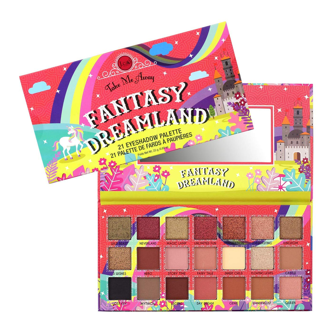 J.Cat Beauty Take Me Away 21 Eyeshadow Palette