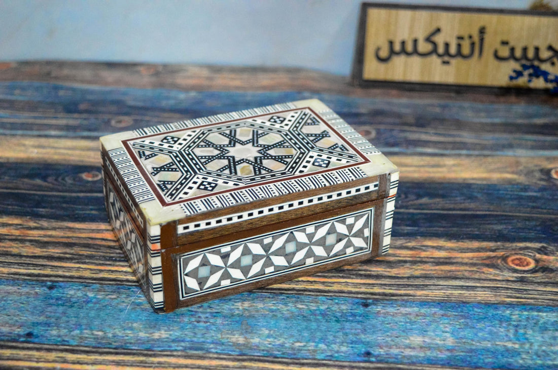 Box Collectibles or Jewelry Shell Size 13 * 10cm 100% Handmade by Egypt Intex