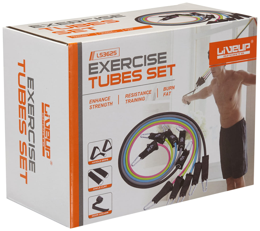 LIVEUP SPORTS RESISTANCE BAND SET LS3625