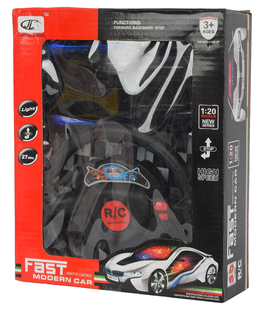 Plastic Car Toy With Remote Control Multicolour 2