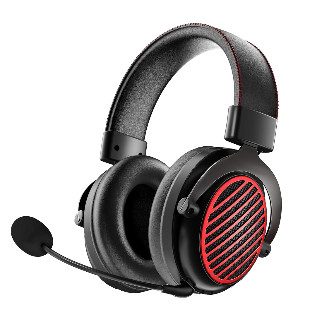 Redragon H540 Wireless Gaming Headset for PC, PS4/5, Xbox, Switch, 4-Mode(2.4G/BT/USB/3.5mm) - 7.1 Surround Sound - 3.5MM Drivers Gaming Headphones with Noise Canceling Mic - Memory Foam - Black