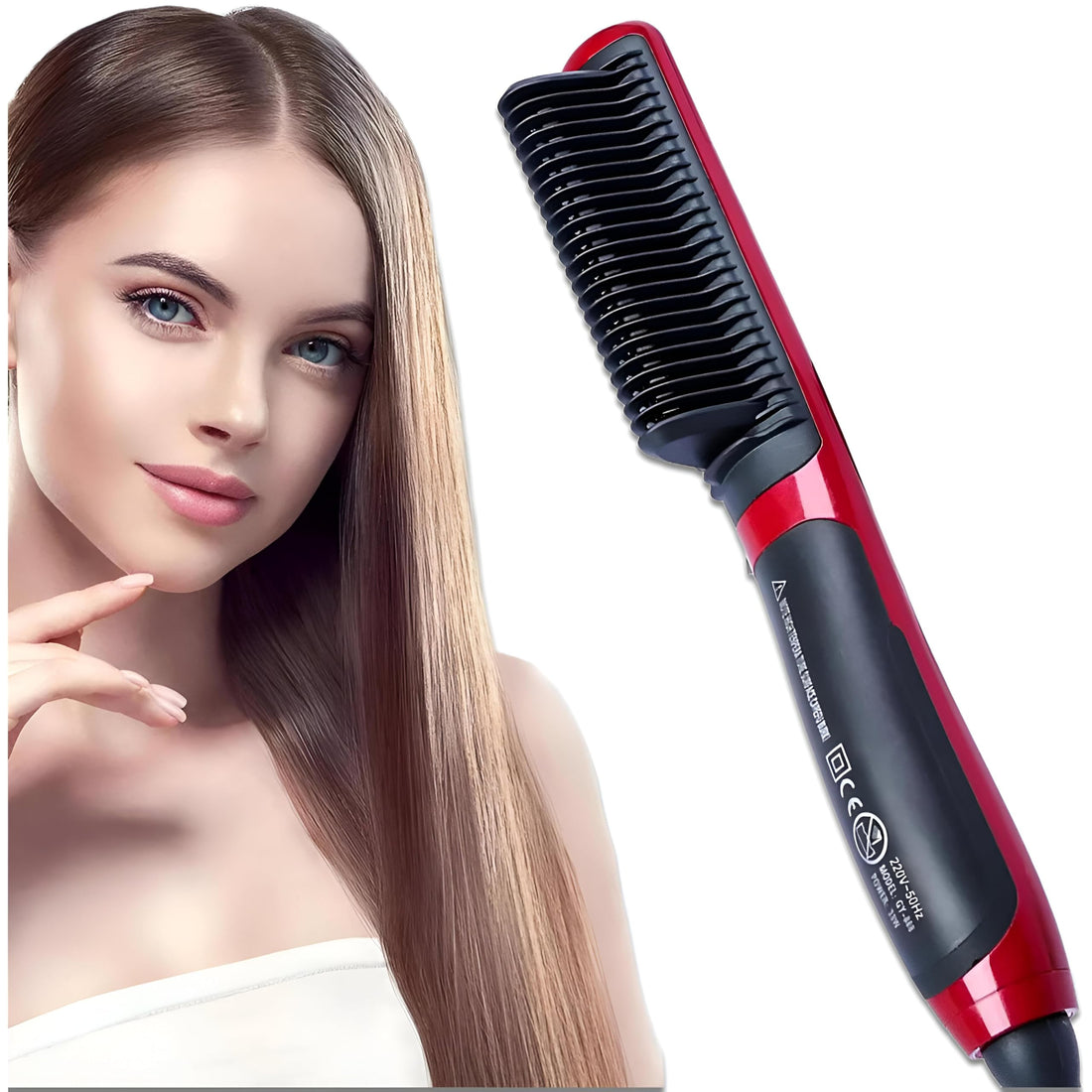 Hair Straightener, Multifunctional Ceramic Hair Straightener with 5 Different Heat Settings, Hair Straightening Comb, Fast Hair Styling Tool to Manage Your Hair Effortlessly
