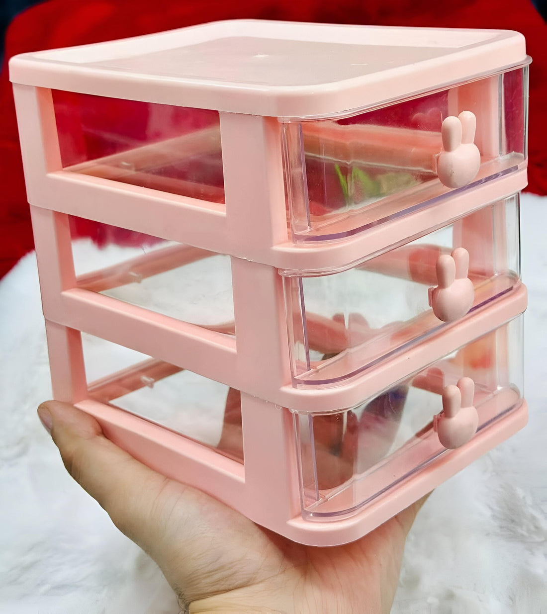 Accessory Organizer - 3 Drawer Modern Design 2025 Trend Featuring Durable Multi-Purpose Structure for Office, Home, and Workspaces Offering Elegant Storage and Minimalist Functionality