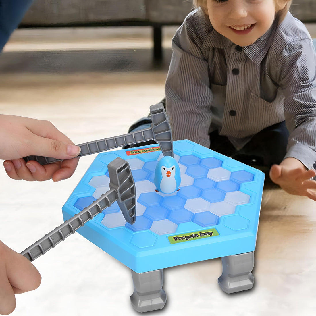 Penguin Trap - Educational Penguin Trap Toy for 3 Year Olds, Features a Spinner and Small Hammers, Stimulates Brain Activity and Hand-Eye Coordination, Made of Durable and Harmless Plastic, Suitable f