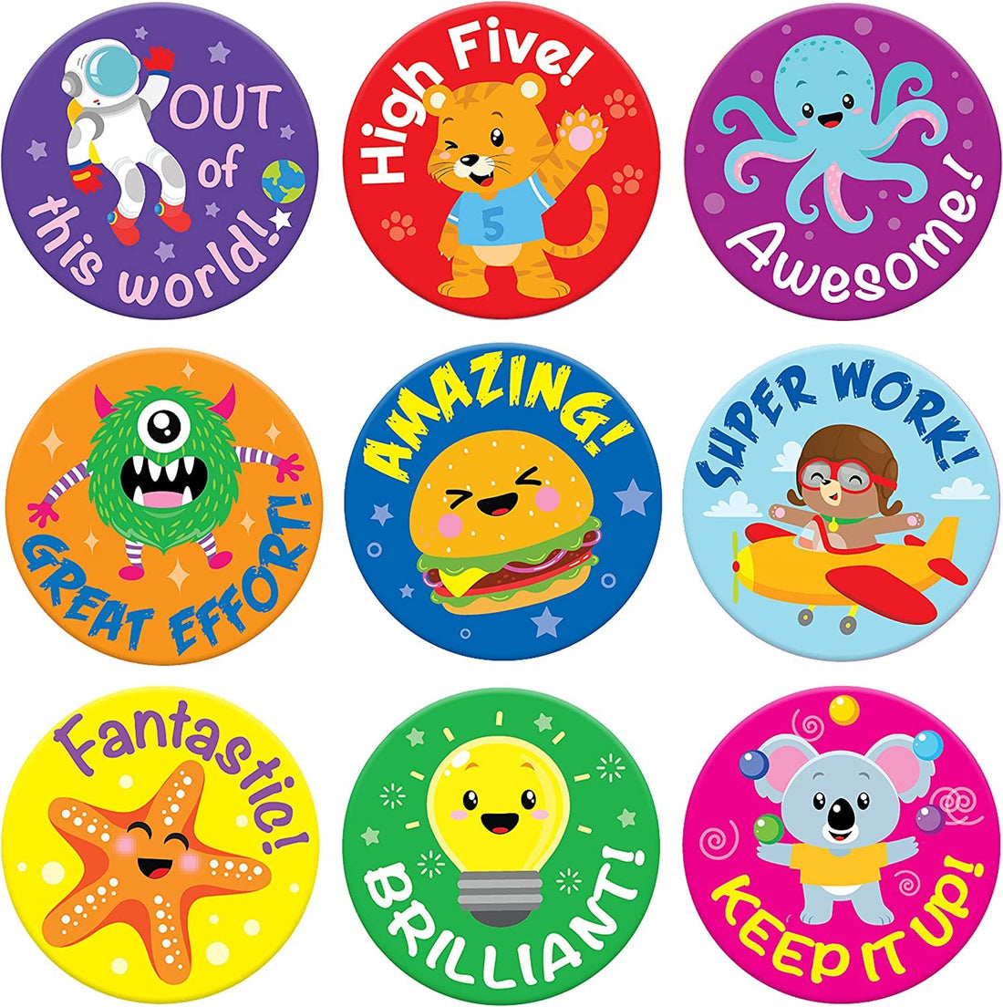 Teachers Stickers 1008 Kids Stickers in 9 Designs School Stickers 1 inch School Stickers on Paper Teachers Supplies Classroom Teacher Supply Poster Print U2 Date Egypt 01222143812