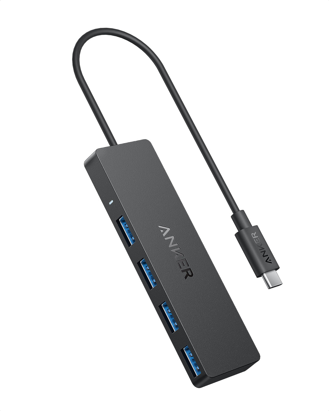 Anker USB C Hub 4 Port USB 3.0 Adapter OTG Ultra Slim 5Gbps Cable 20cm for MacBook, Mac Pro, Mac Mini, iMac, Surface Pro, XPS, PC, Flash Drive, Mobile HDD (Charging Not Supported)