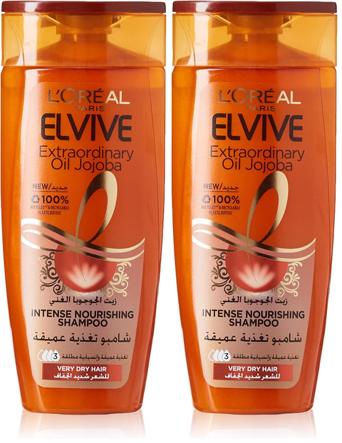 L’Oréal Paris L'Oréal Paris elvive dry to very dry hair oil shampoo, 200 ml (Pack of 2)