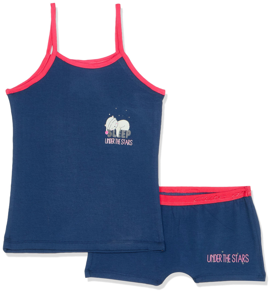 Dice Girls Spaghetti-Strap Top Boyshorts Unicorn-Print Underwear