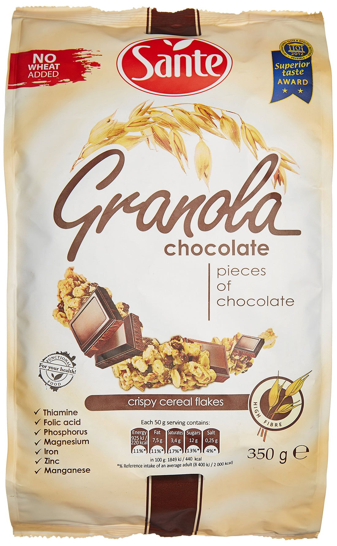 Sante Granola - Chocolate, 350g Pouch