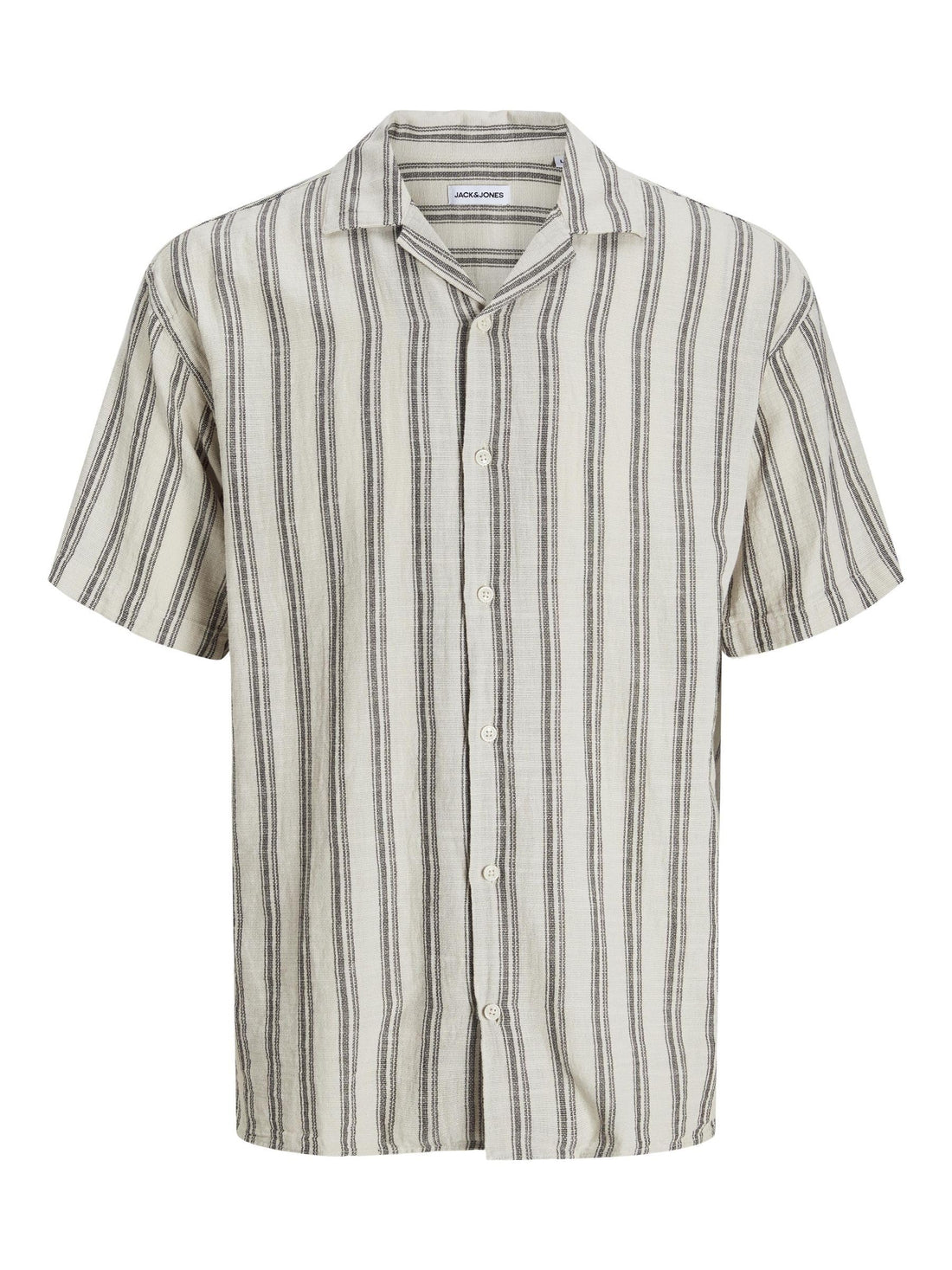 JACK & JONES Mens JJEENZO STRIPE RESORT SHIRT SS SN Modern (pack of 1)