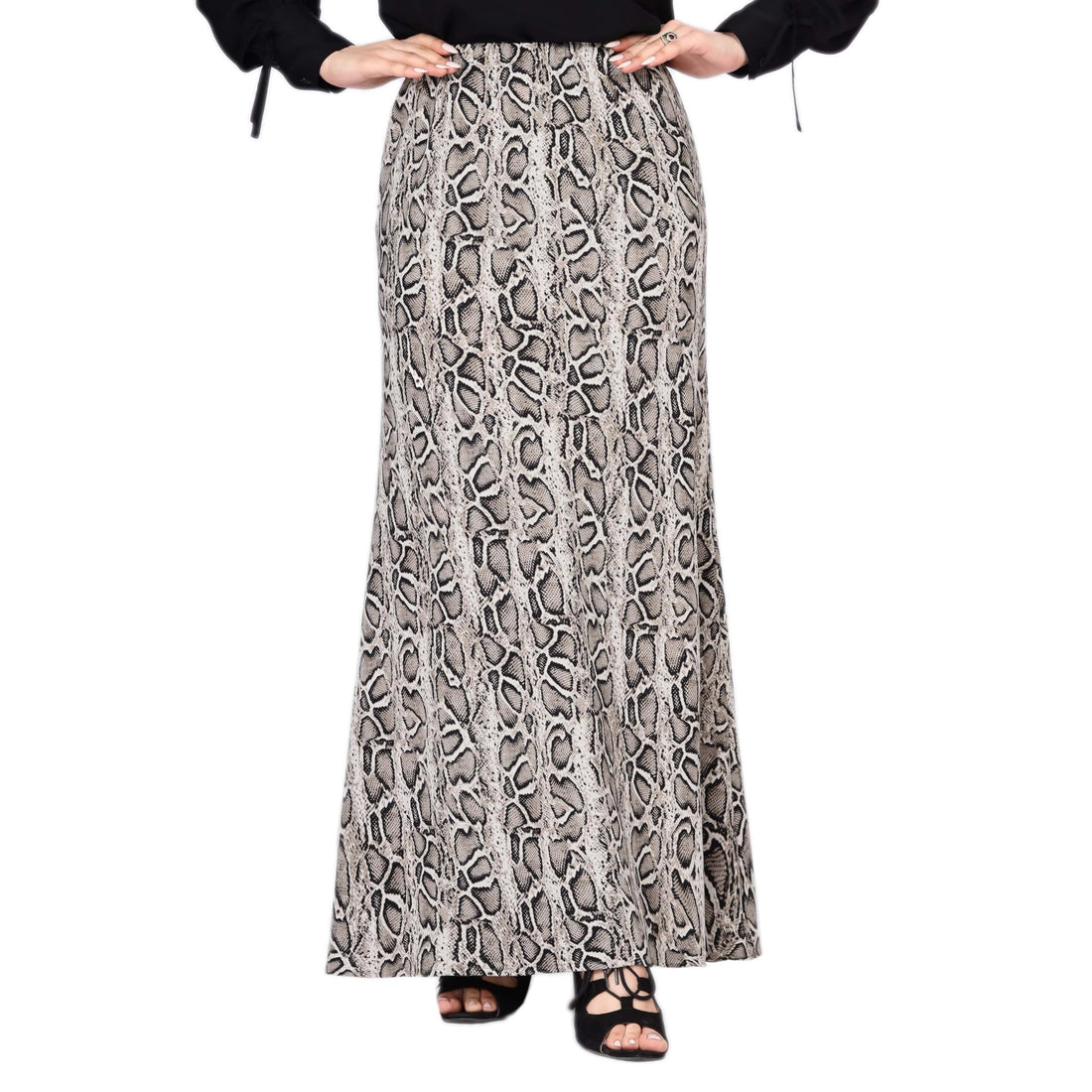 Smoky Egypt Maxi Snake Print Skirt