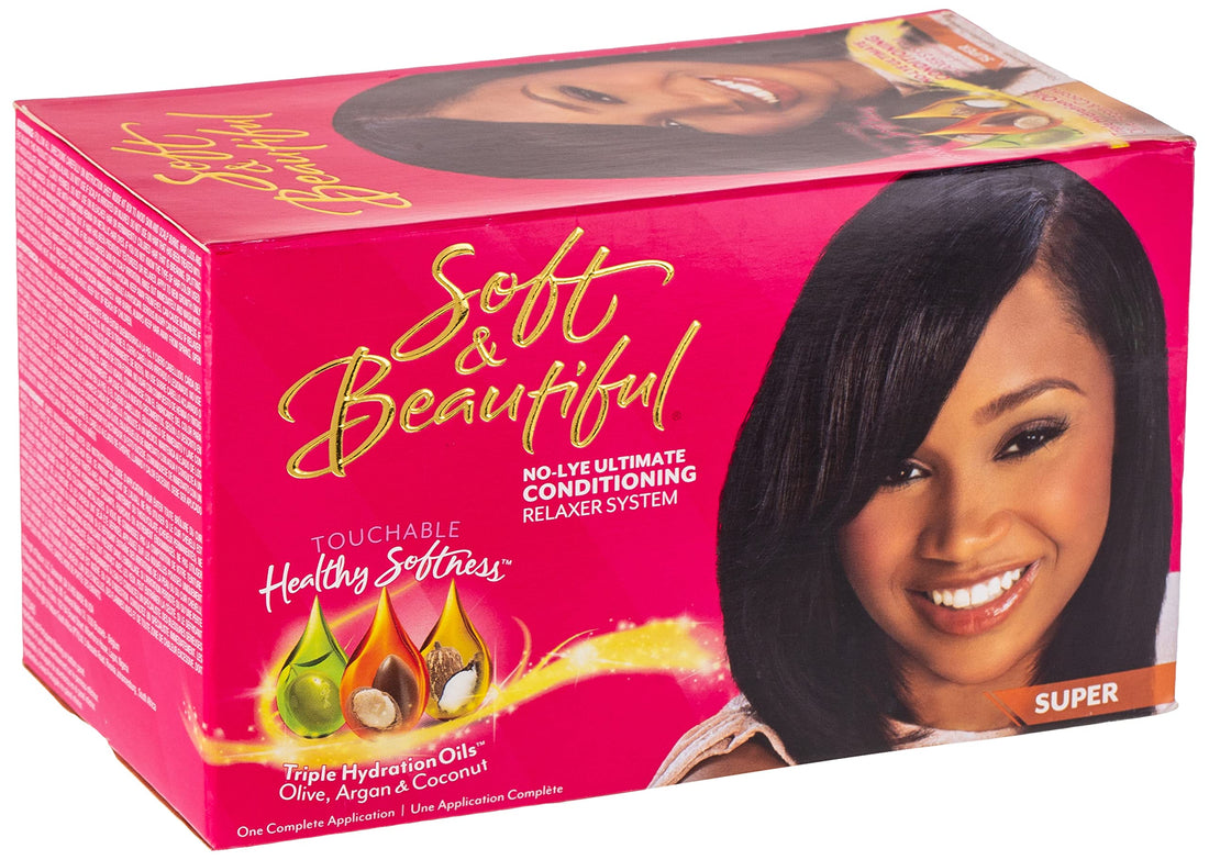 Soft & Beautiful No-lye Ultimate Conditioning Relaxer System SUPER