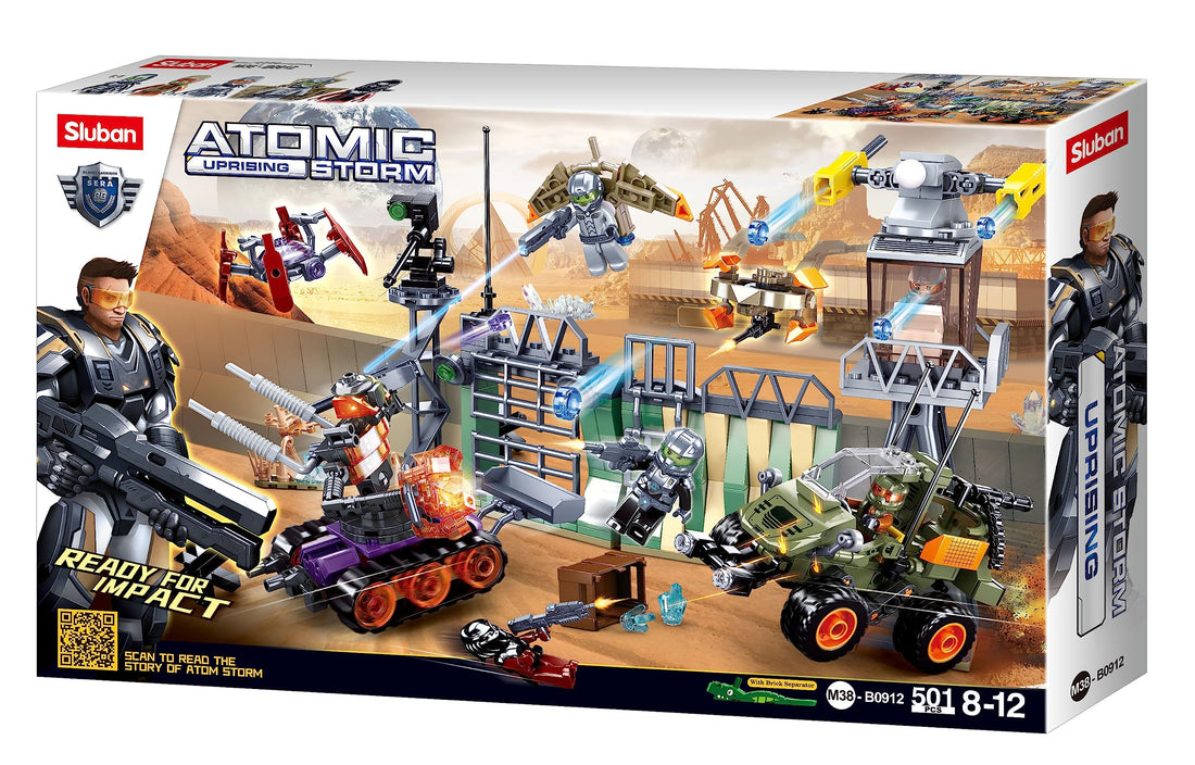 Sluban Atomic Storm(Uprising) Blocks-Outpost 501Pcs 8+