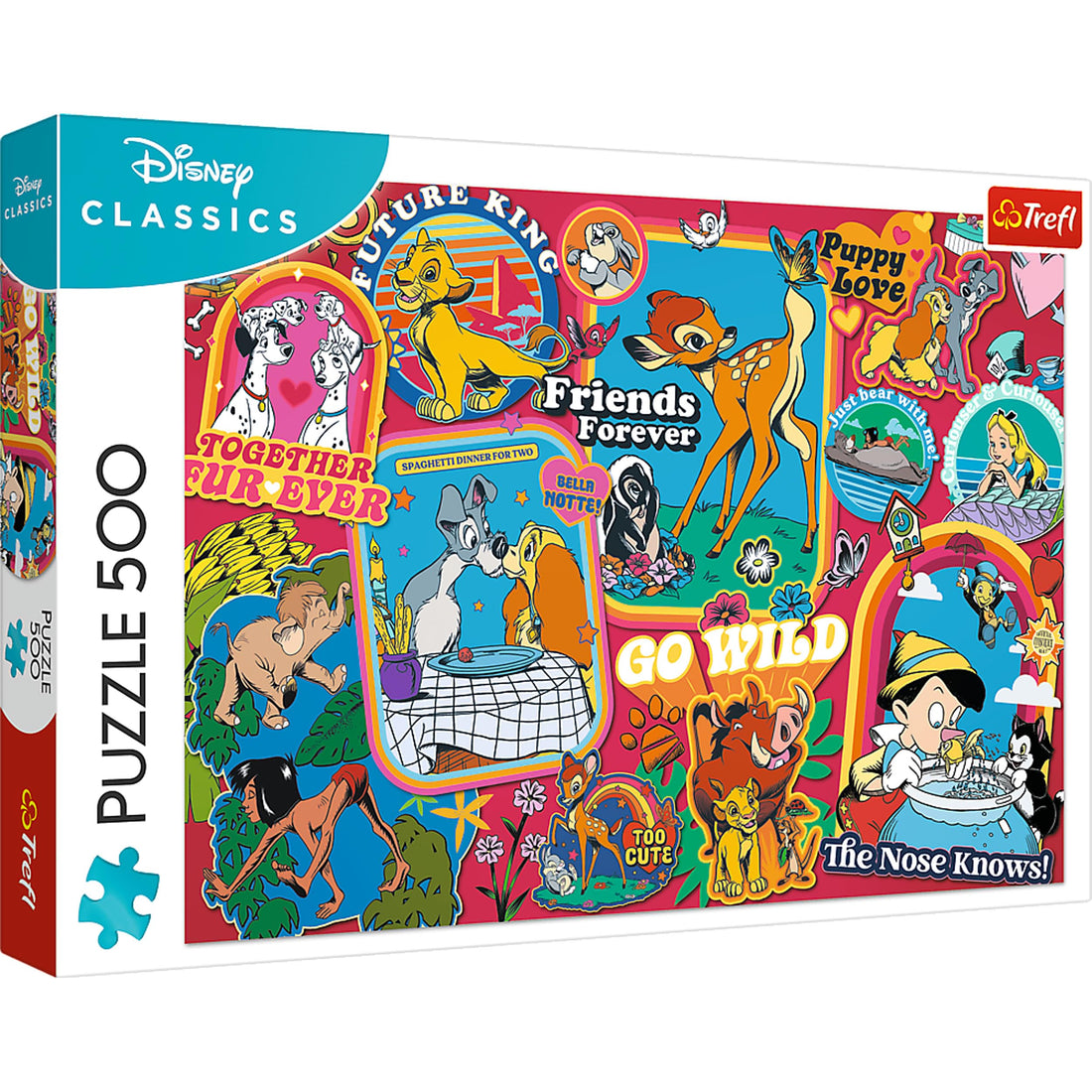 Trefl 37465 Classic Puzzles for Adults and Children from 10 Years, Multi-Coloured