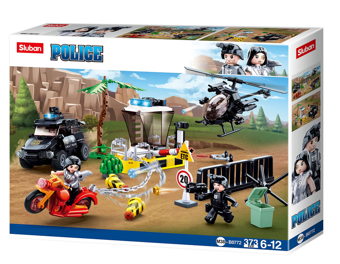 Sluban Police Border Control 373 Pieces - M38-B0772