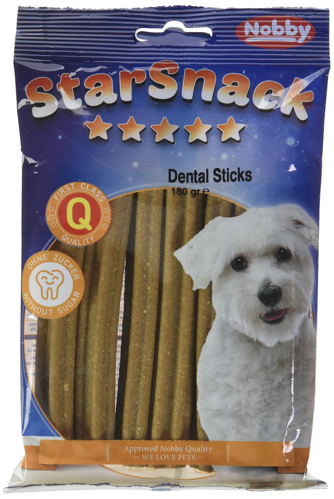 Nobby StarSnack Dental Sticks, 180g, Dog Dental Care Treats