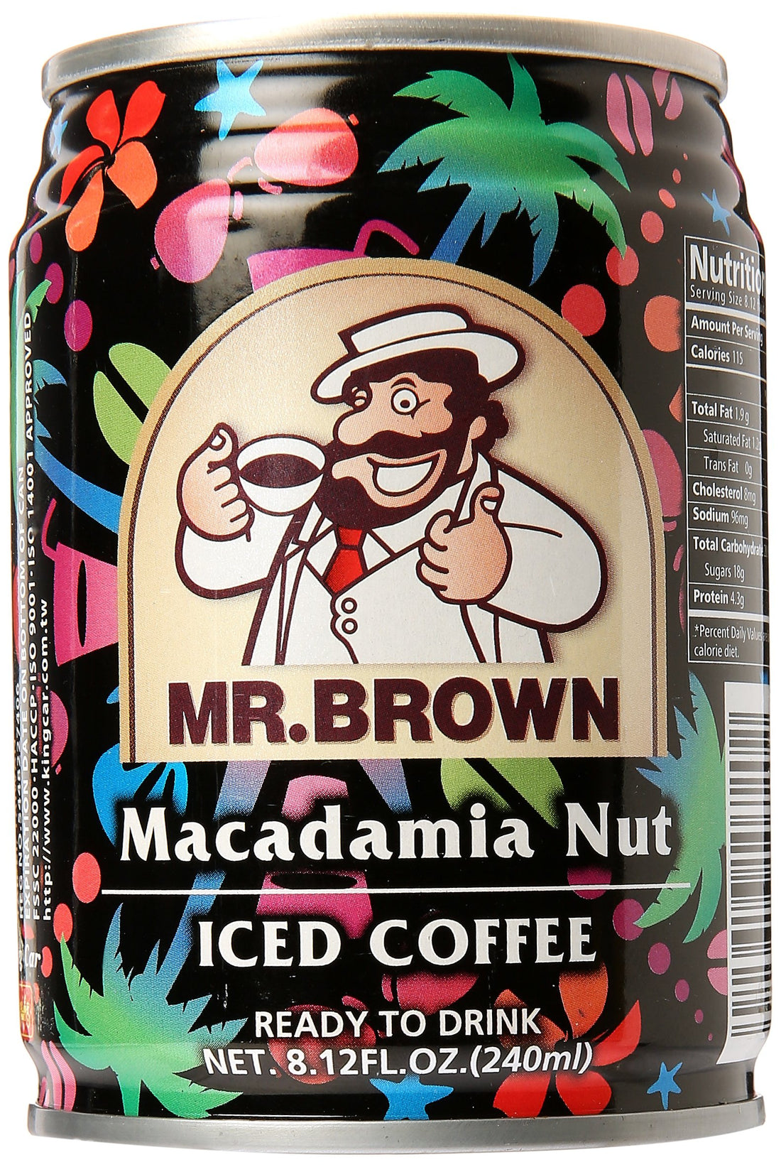 Mr | Brown Iced Coffee Macadamia Nut - 240ml