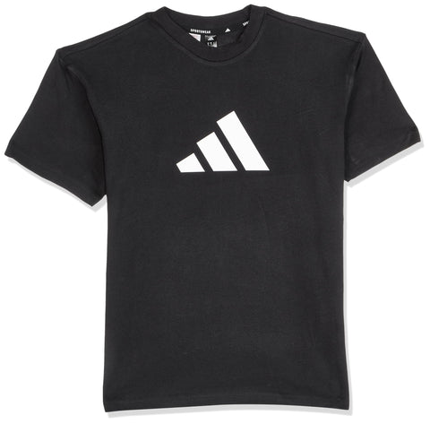 adidas JUNIOR BOYS AND GIRLS J FI LOGO T T-Shirt
