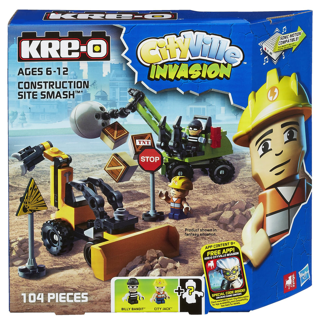 KRE-O CityVille Invasion Construction Site Smash Set (104 pieces)