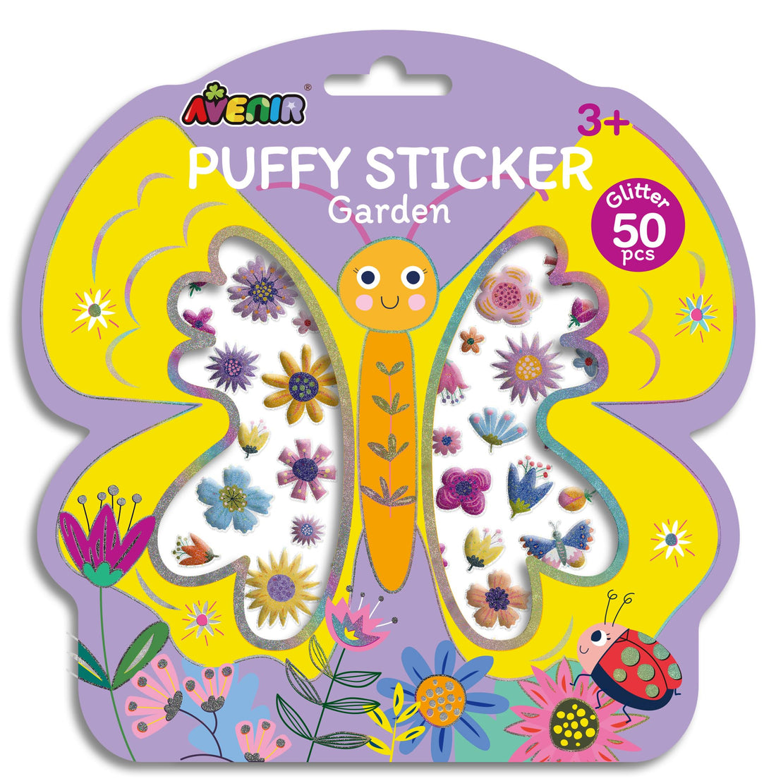 Avenir Puffy Stickers Garden Theme
