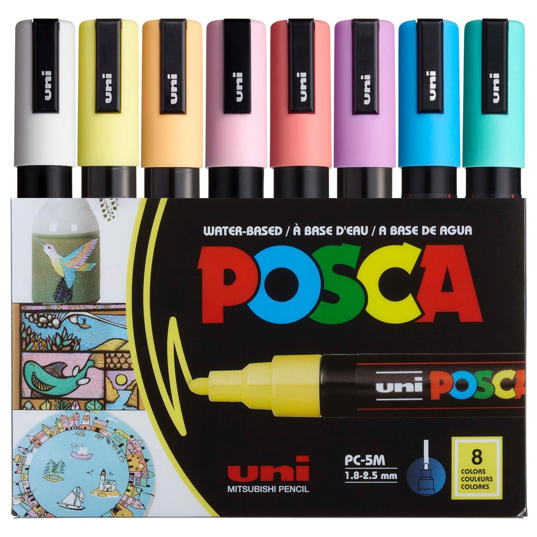 PC-5M MEDIUM SET/8 SOFT CLR
