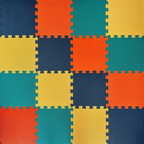 COOLBABY Soft Non-Toxic Baby Play Mat | Toddler Playmat | Colorful Jigsaw Puzzle PlayMat | 16+2 Bonus Squares Foam Floor Mats for Kids & Babies | EVA Foam Interlocking Tiles for Gym, Nursery, Playroom